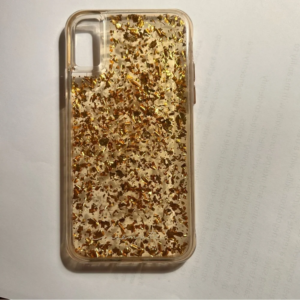 IPhone X/XS Casemate karat rose gold. Great condition!